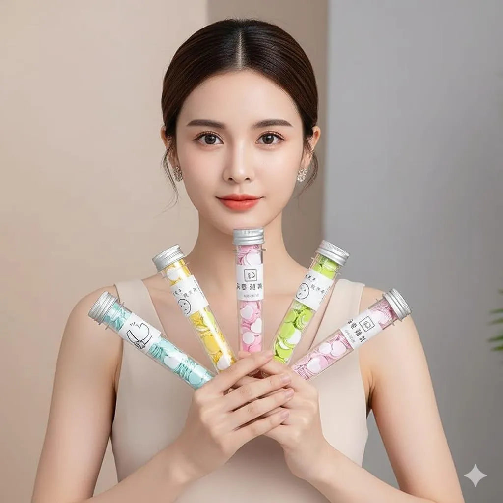 Multicolor Scented Paper Soap Tubes Pack of 6