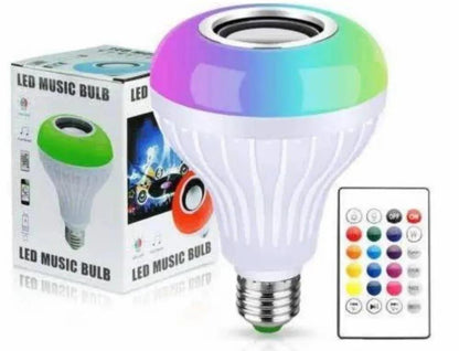 Rechargeable Bluetooth LED Music Light with Remote Control Multicolor