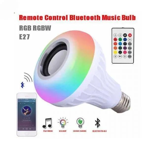 Rechargeable Bluetooth LED Music Light with Remote Control Multicolor