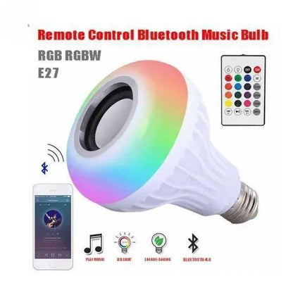 Rechargeable Bluetooth LED Music Light with Remote Control Multicolor