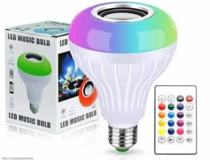 Rechargeable Bluetooth LED Music Light with Remote Control Multicolor