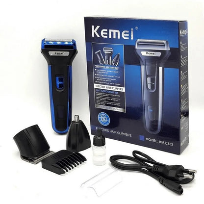High Quality 3 In 1 Electric Foil Shaver Rechargeable Cordless Hair Clipper Beard Nose Hair Trimmer Razor Grooming Kit