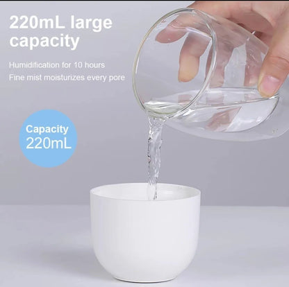 Portable Car Air Humidifier with LED Night Lamp
