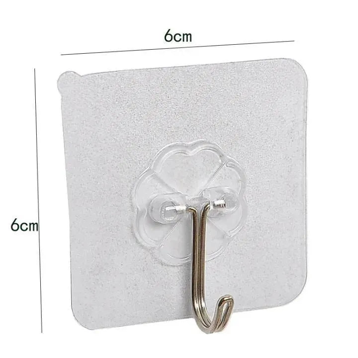 Waterproof Wall Hooks 10Pcs ABS Plastic Home Essentials