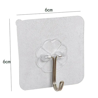 Waterproof Wall Hooks 10Pcs ABS Plastic Home Essentials
