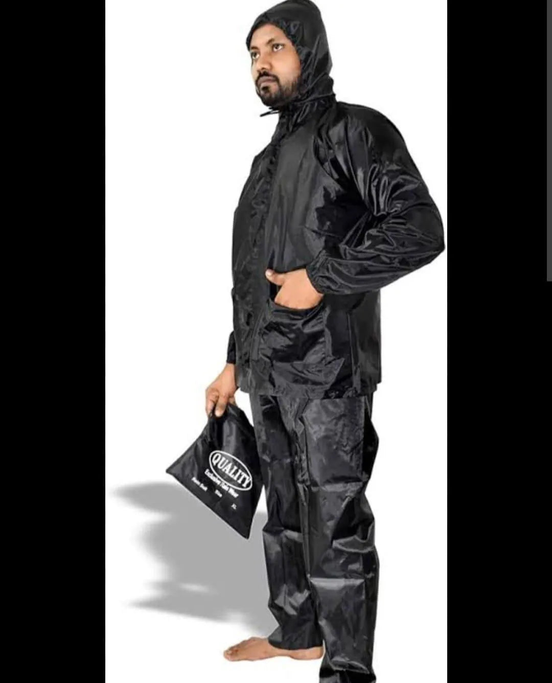 2 Pcs Parachute Rainsuit
