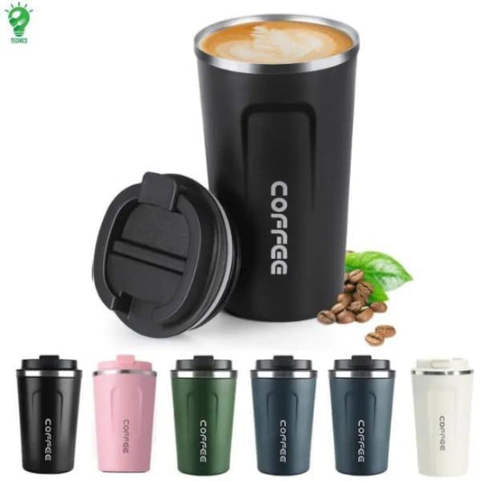 Double Wall Vacuum Travel Coffee Mug with Lid