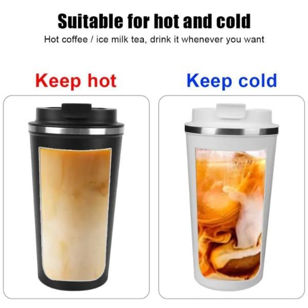 Double Wall Vacuum Travel Coffee Mug with Lid