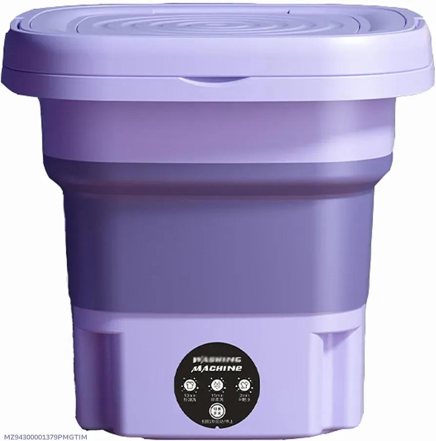 Portable Mini Washing Machine Purple Rechargeable ABS